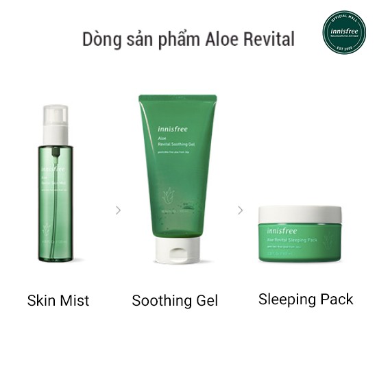 Gel làm dịu đa năng nha đam innisfree Aloe Revital Soothing Gel 300ml | BigBuy360 - bigbuy360.vn