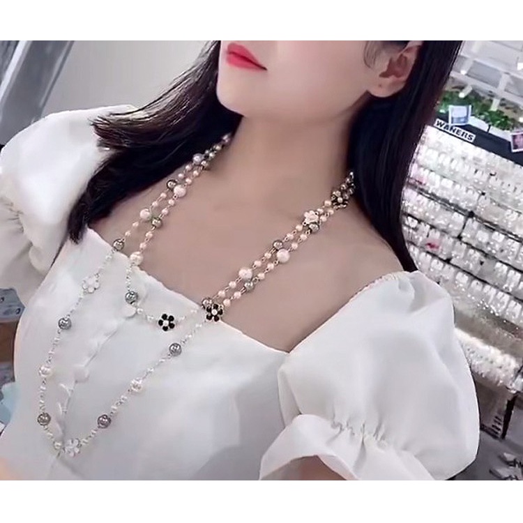 Vòng Cổ Chuỗi Hạt Ngọc Trai Giả Thời Trang Cho Nữ