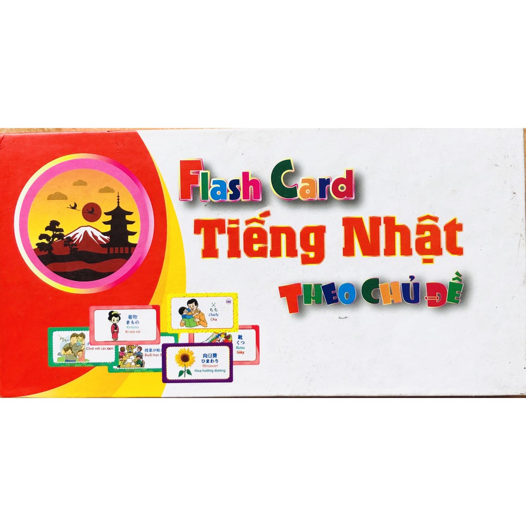 Flashcard Tiếng Nhật Theo Chủ Đề (hộp)