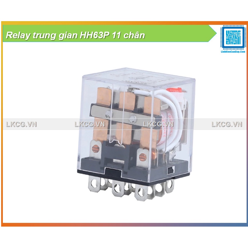 Relay trung gian HH63P 11 chân