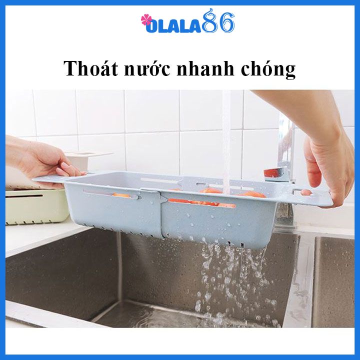 Khay gác , bộ rổ gác bồn rửa bát nhựa Việt Nhật cao cấp Olala 86