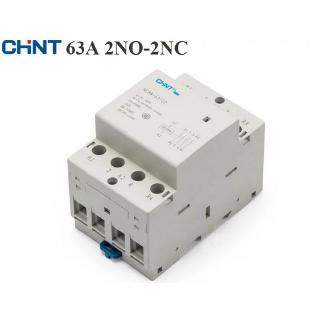 Khởi động từ contactor Chint 63A 2NO-2NC, ats, cầu dao đảo chiều tự động