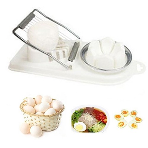 Dụng cụ cắt trứng luộc bằng inox tiện dụng cho nhà bếp