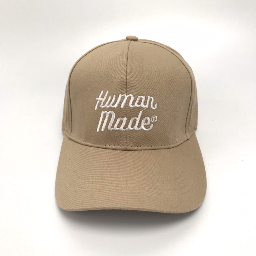 Mũ lưỡi trai Unisex  Nón kết Ulzzang thêu chữ HUMAN MADE chất kaki cao cấp Molly Fashion – NK19