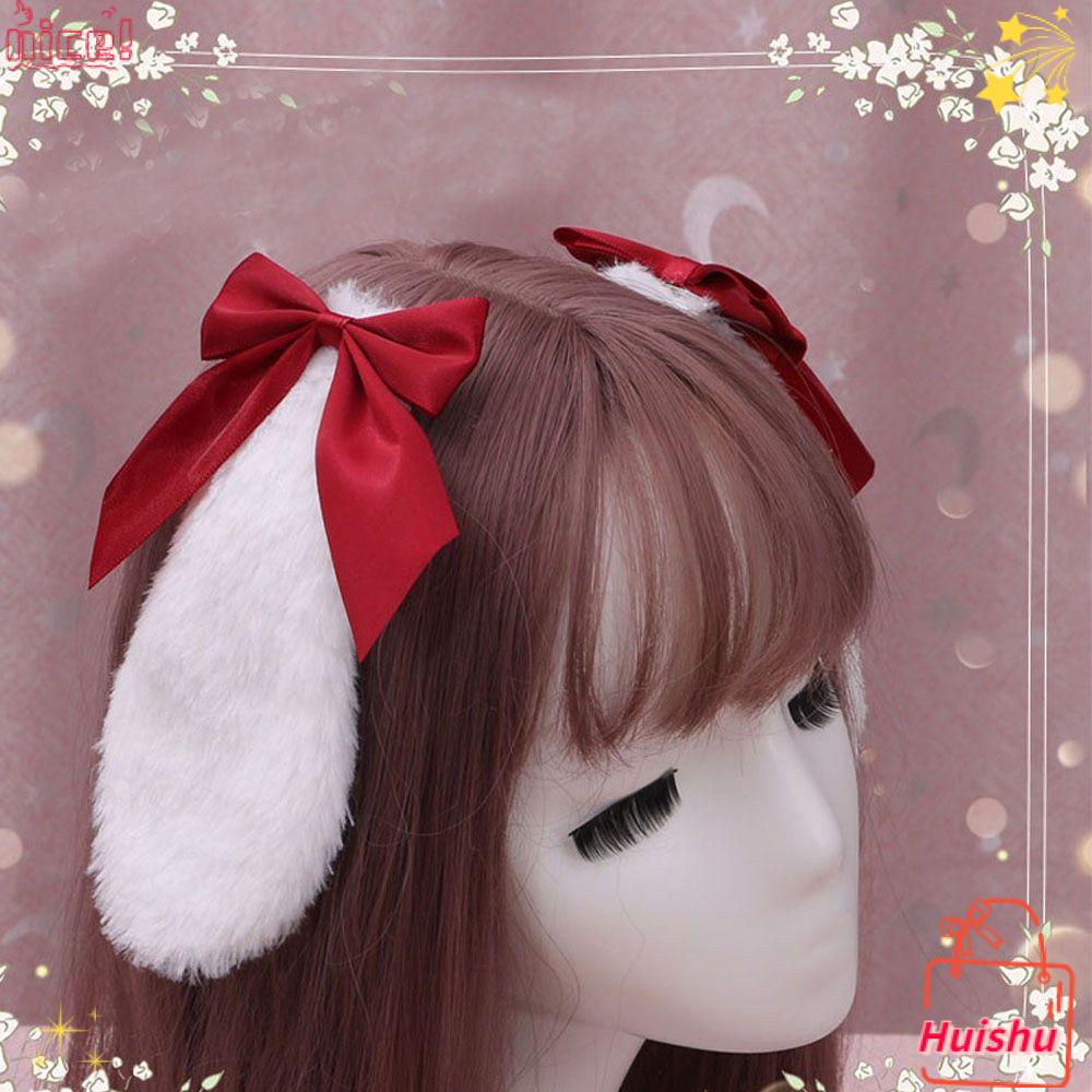 Kẹp Tóc Hình Chú Thỏ Bông Đáng Yêu ​Băng Đô Cosplay Lolita ​Phụ Kiện Tóc
