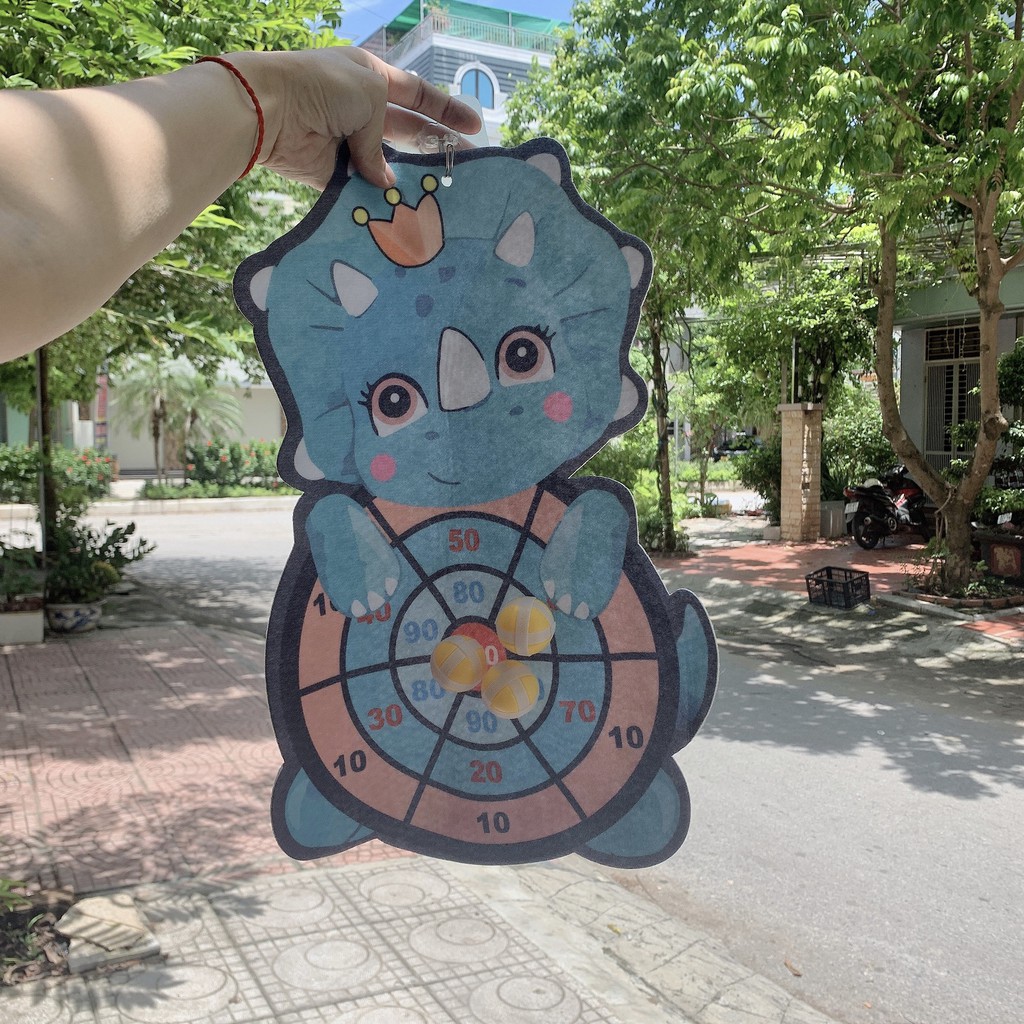 Trò Chơi Bảng Phi Tiêu Ném Bóng Dính Vui Nhộn Giúp Bé Phát Triển Thể Chất Tặng Kèm 3 Bóng An Toàn Cho Bé