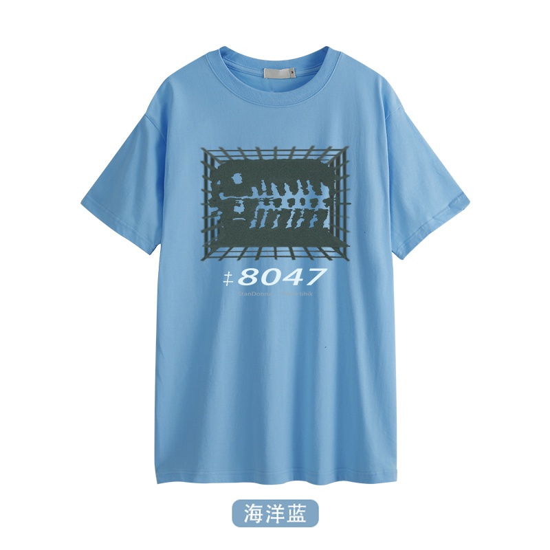 Xiaozhainv Áo Thun Ngắn Tay Form Rộng Phong Cách Hàn Quốc Thời Trang Dành Cho Nữ