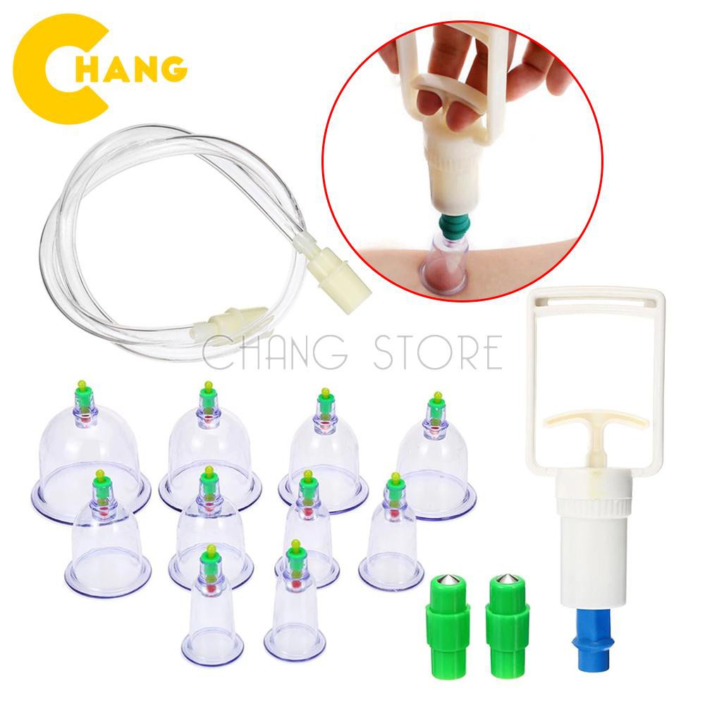 Bộ Giác Hơi Không Dùng Lửa 12 Cốc Tiện Dụng