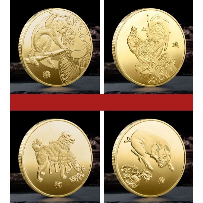 Đồng Xu Hình Con Giáp Lì Xì Theo Tuổi