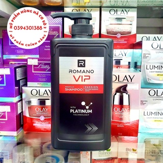 Dầu gội Romano Vip Passion, dầu gội nước hoa cao cấp nam tính 650g