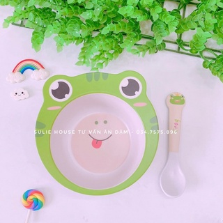 Bát nhựa sợi tre kèm thìa