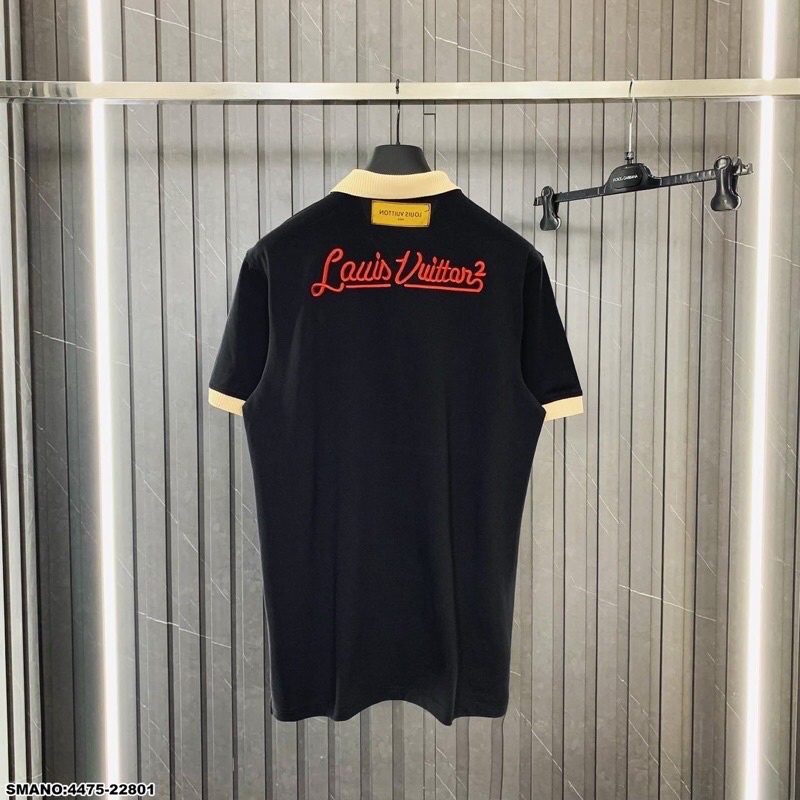 Áo Polo Nam Nữ Chữ Thêu Cao Cấp Sang Trọng