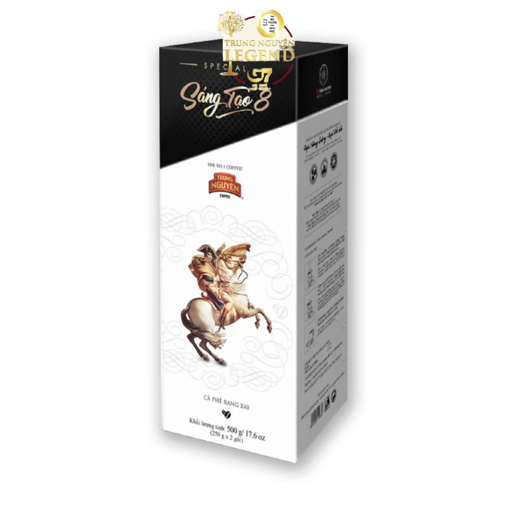 Cà phê rang xay Sáng tạo 8 Trung Nguyên Legend Hộp 250gr