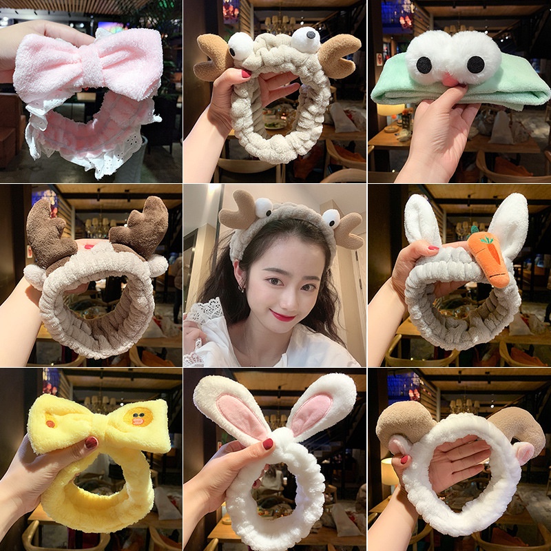 Băng Đô Cài Tóc Hình Sừng Hươu Dễ Thương Cho Nữ