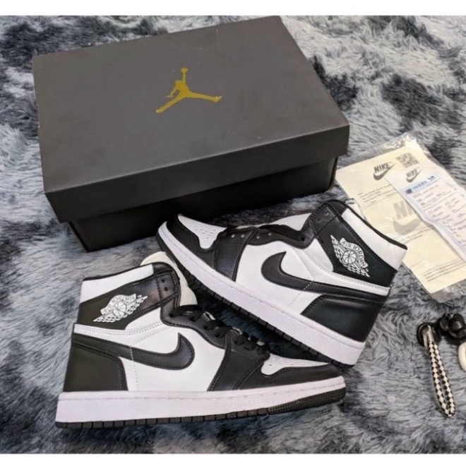 Giày Thể Thao Jordan cao cổ đen trắng, đủ size nam nữ 36-43 hàng TRUNG 11 | BigBuy360 - bigbuy360.vn