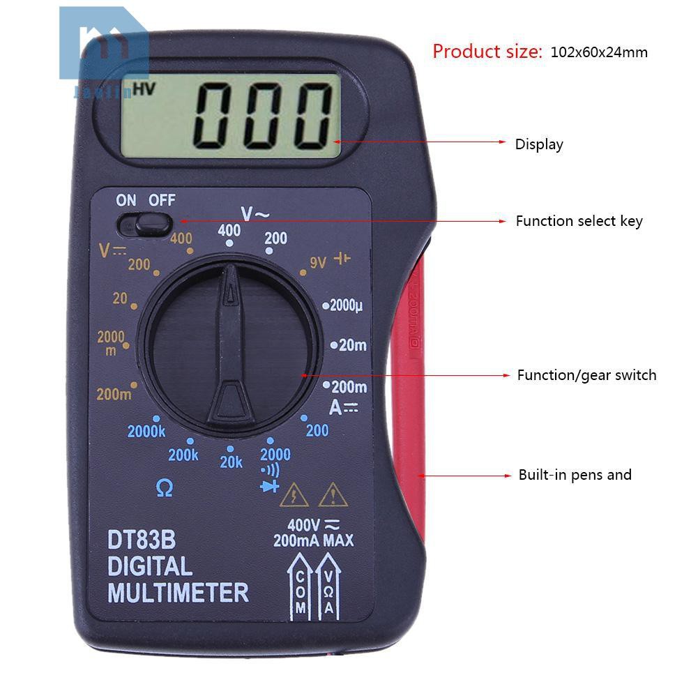 Đồng hồ đo điện vạn năng bỏ túi tiện dụng chất lượng cao