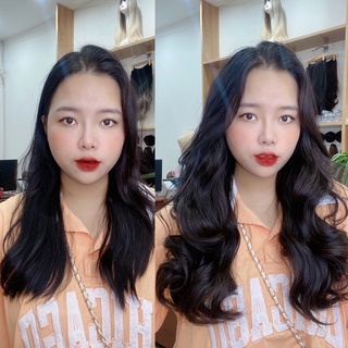 9127 Tóc giả kẹp U xoăn dài 60cm