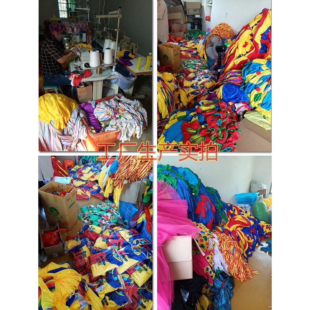 Trang PhụC Halloween Chú Hề NhiềU MàU Cho Bé Trai