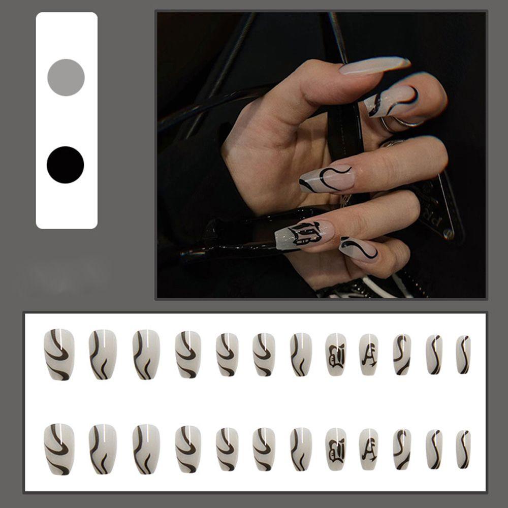 Hộp 24 Móng Tay Giả Trái Tim Xinh Xắn MIHAN1