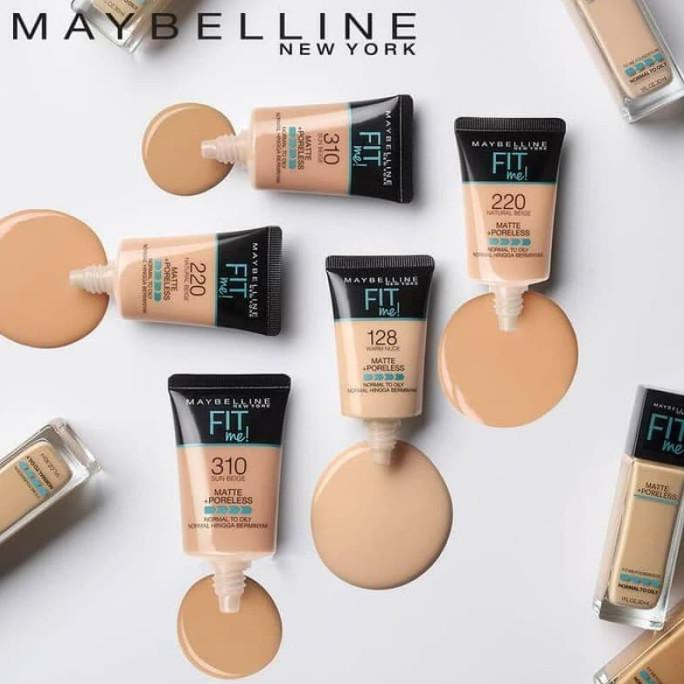 (hàng Mới Về) Kem Nền Maybelline Fit Me Lì + Che Lỗ Chân Lông 18ml (120 Màu Ngà) | BigBuy360 - bigbuy360.vn
