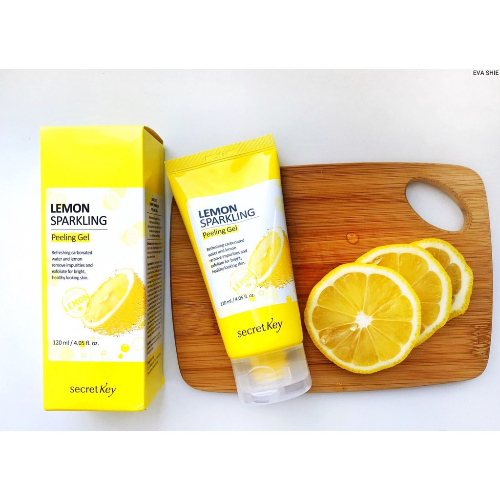 Gel tẩy tế bào chết sáng da Secret Key Lemon Sparkling Peeling Gel 120g