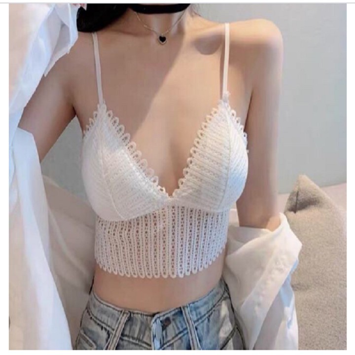 Áo ngực bra có móc cài sau dây đôi siêu sexy mẫu mới 2021 348