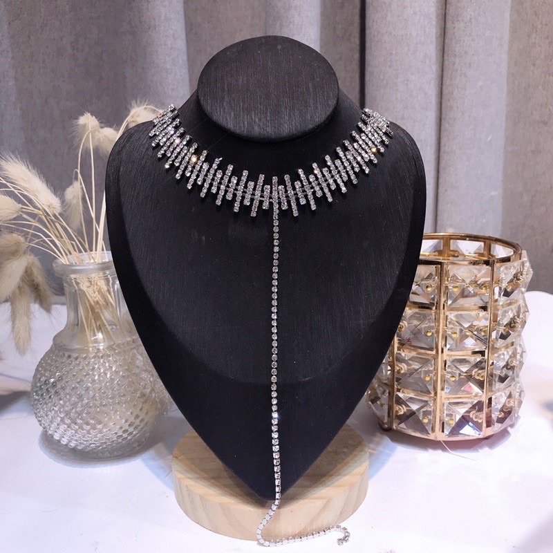 VÒNG CỔ CHOKER ĐÍNH ĐÁ
