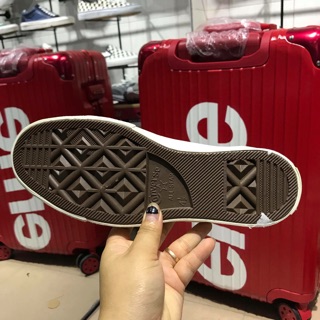 GIẦY THỂ THAO SNEAKER CV CDG ĐEN CỔ THẤP