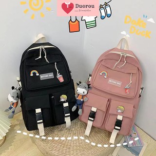 [Ảnh thật] Balo ULZZANG 2 LỚP CHỐNG NƯỚC THỜI TRANG ĐI HỌC ĐI CHƠI DẼ THƯƠNG ĐÁNG YÊU - Cặp xách dễ thương BL010