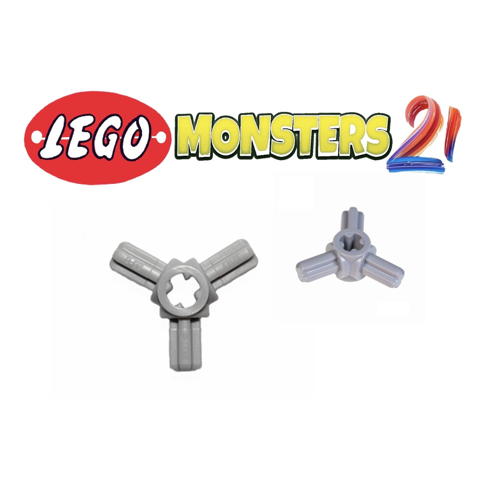 [LEGO MONSTER21]-57585-Technic, Axle Connector Hub with 3 Axles