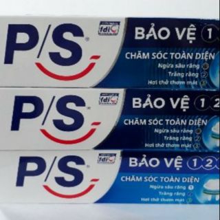 Kem đánh răng PS bảo vệ 123 230g lốc 3 cây