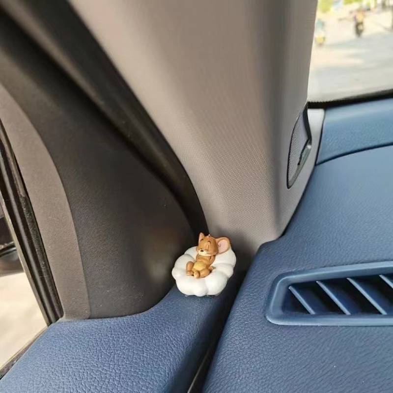 Mô hình tượng mèo Tom và chuột Jerry trang trí làm quà tặng cho bạn bè