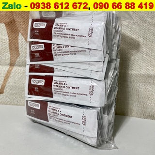 Bộ 100 gói Dưỡng Môi Mày vitamin AD Fougera sau phun xăm thẩm mỹ