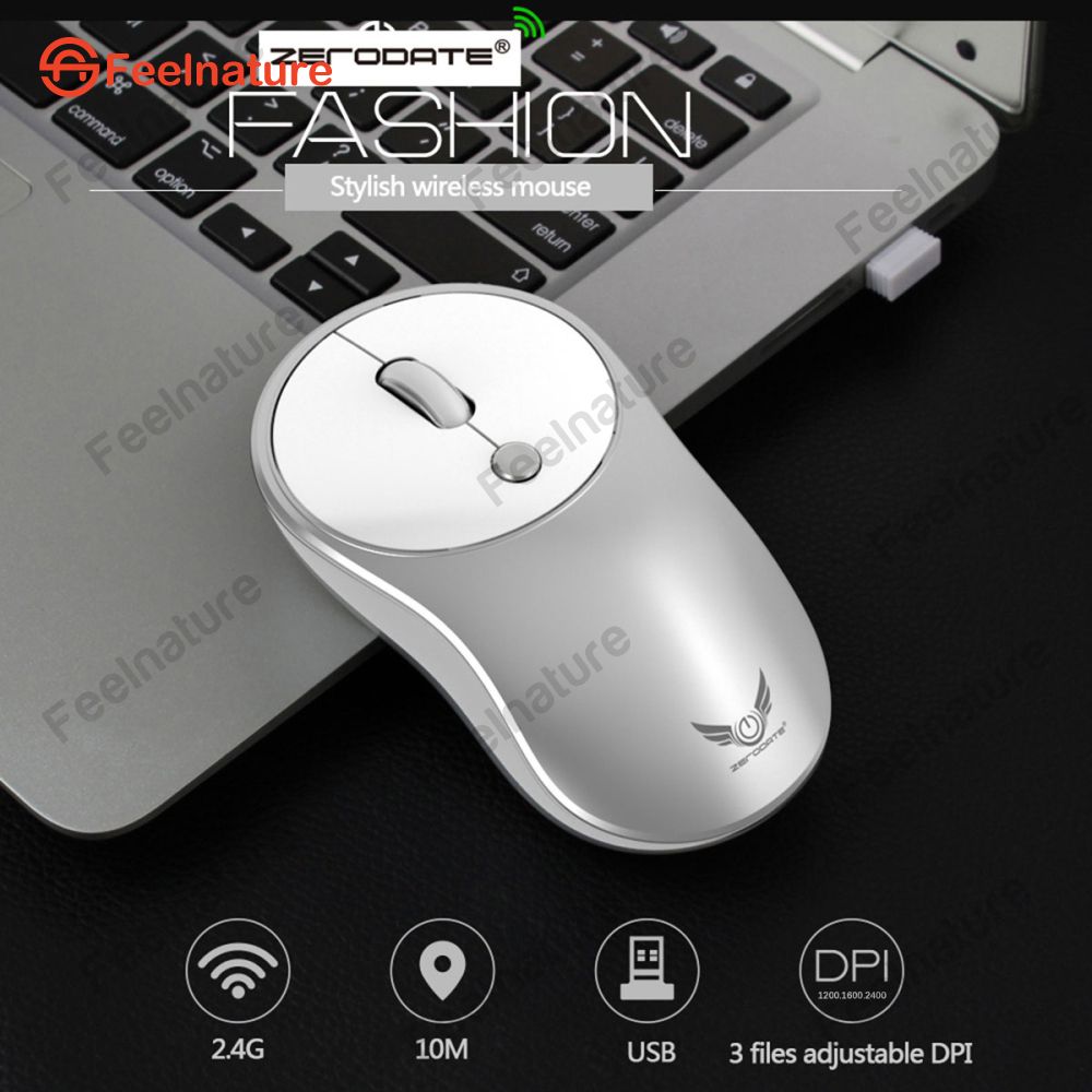 ❥READY STOCK❥ Portable T25 2.4Ghz Wireless Mouse Adjustable 1600DPI Optical Gaming Mouse Wireless Home Office Game Mice for PC Computer Laptop