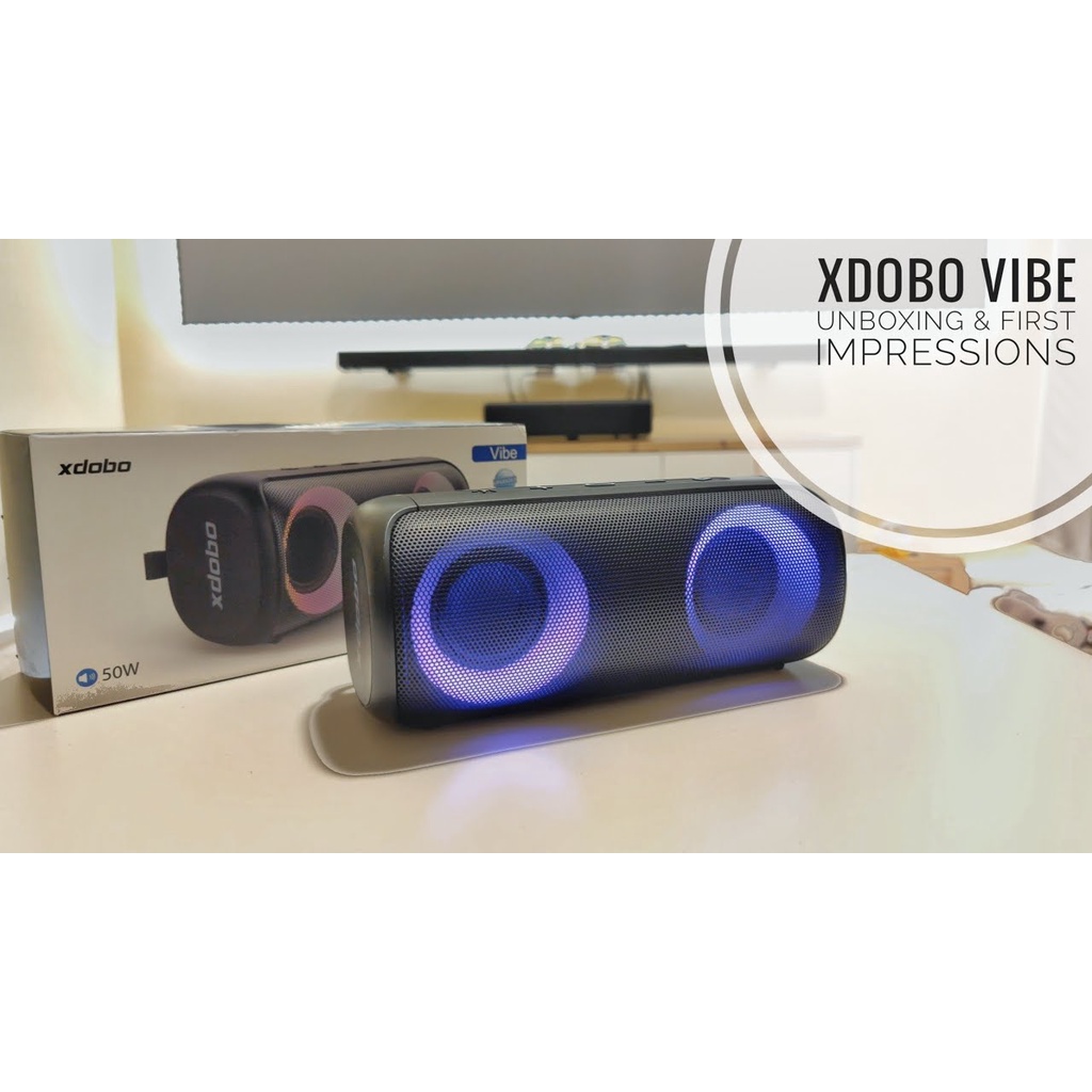 Loa Xdobo Vibe công suất 50W - Đèn nháy xung quanh 64 màu
