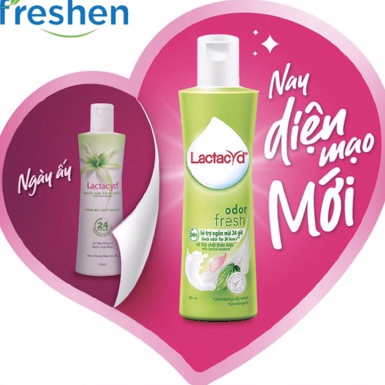 Dung dịch vệ sinh phụ nữ Lactacyd 250ml - Yêu trọn chính mình