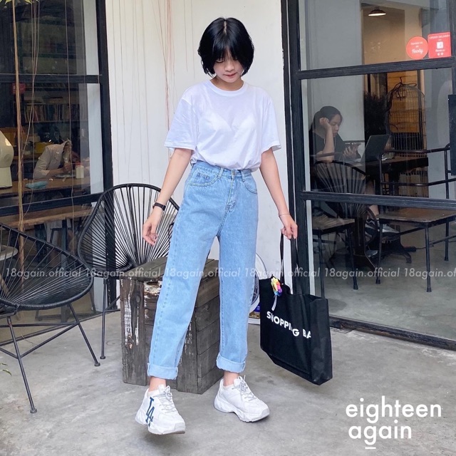 QUẦN MOM JEANS