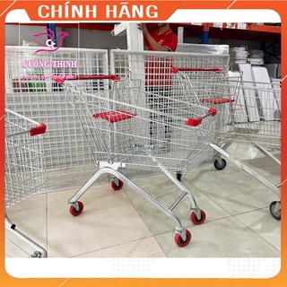 Xe đẩy siêu thị 60 lít, xe đẩy mua sắm
