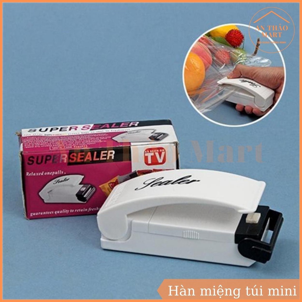 Máy Hàn Miệng Túi Mini Cầm Tay Nhỏ Gọn, Dụng Cụ Hàn Miệng Túi Nilong Tiện Lợi