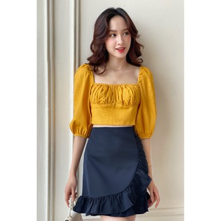 OLV - Chân váy Navy Wrap Skirt