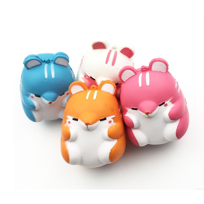 SQUISHY CHUỘT HAMSSTER Ú TRÒN NGỒI  (huongtrang)