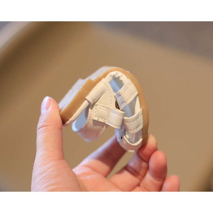 Sandal Rọ Thỏ đính đá cho bé gái chống vấp