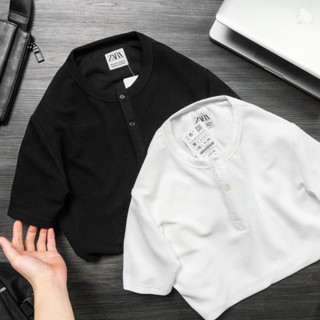 Áo Tshirt Henley đẹp lạ mắt