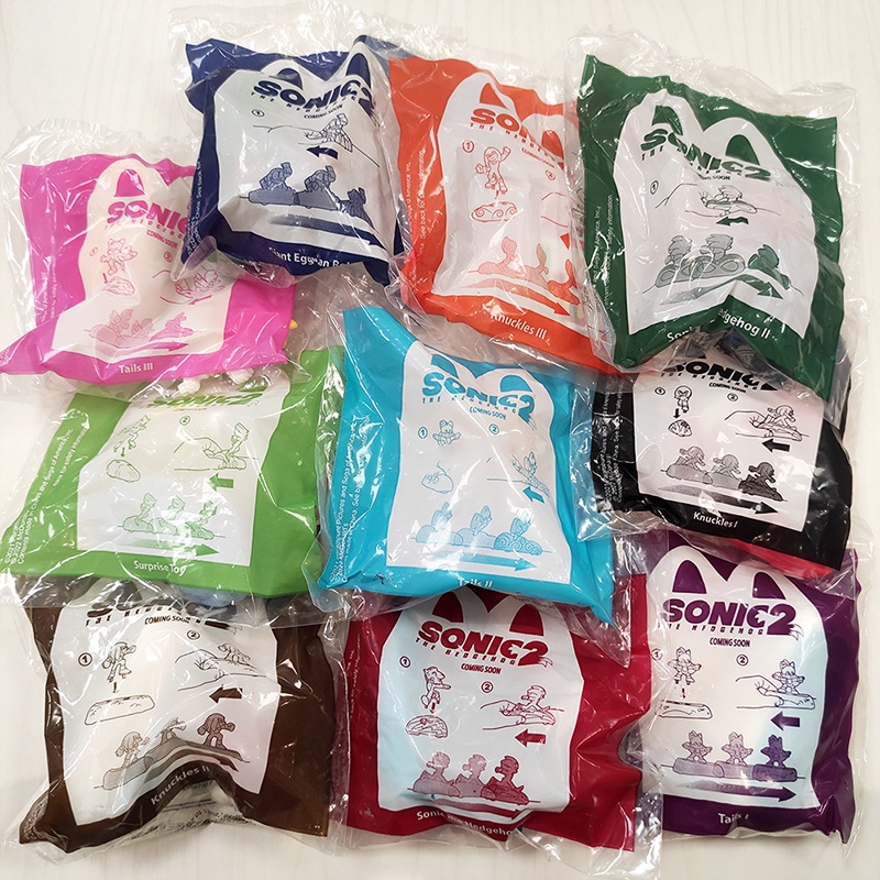 2022 McDonald's Sonic the Hedgehog 2,McDonald's Bộ Sưu Tập Đồ Chơi