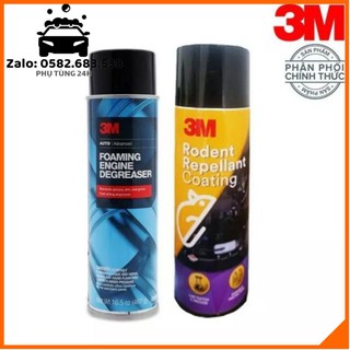 Combo 2 sản phẩm chai xịt chuột và chai tẩy rửa khoang máy.