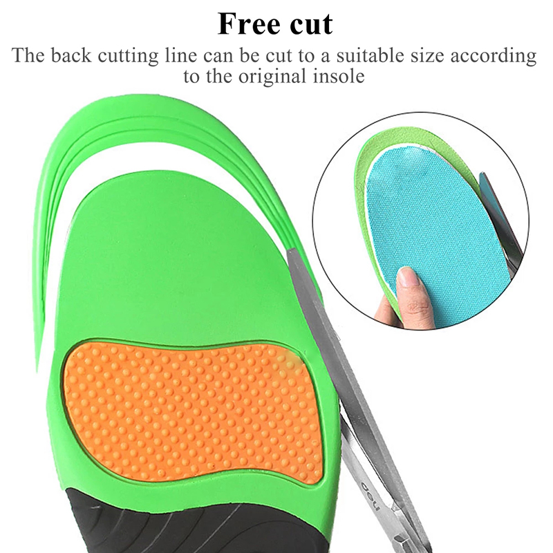 (Hàng Mới Về) Set 2 Miếng Lót Giày Hỗ Trợ Chỉnh Hình Chân 3d Cho Người Lớn