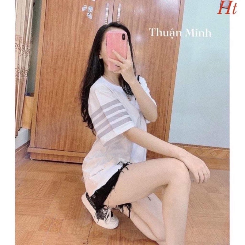 Áo phông 4 sọc tay H2A768