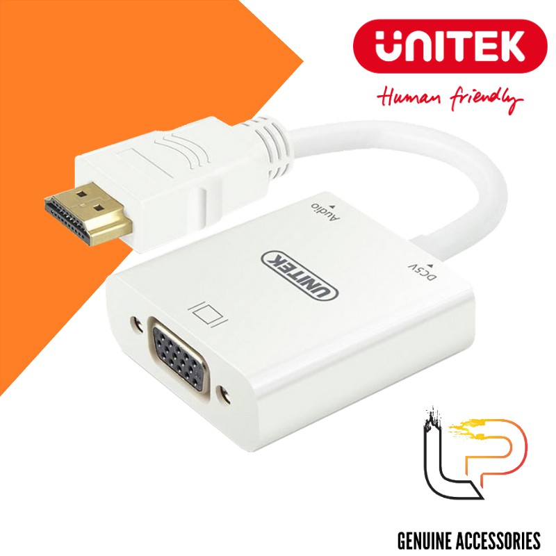 Cáp chuyển HDMI ra VGA có Audio Unitek Y-C 6333