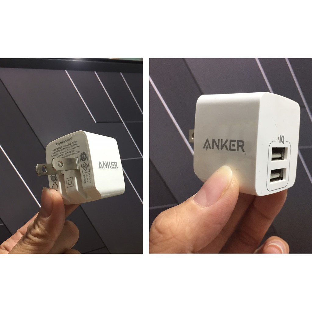 [2 cổng USB] Cốc sạc 12W Anker A2620