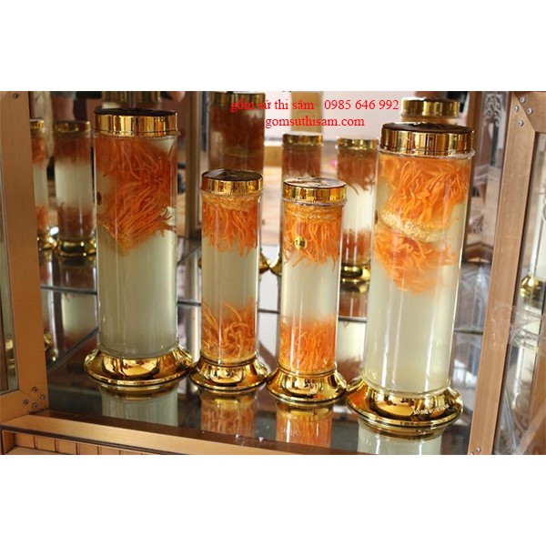 Bình thủy tinh ngâm rượu Việt Nam 1.48 Lít ngâm sâm, đinh lăng, táo mèo, linh chi